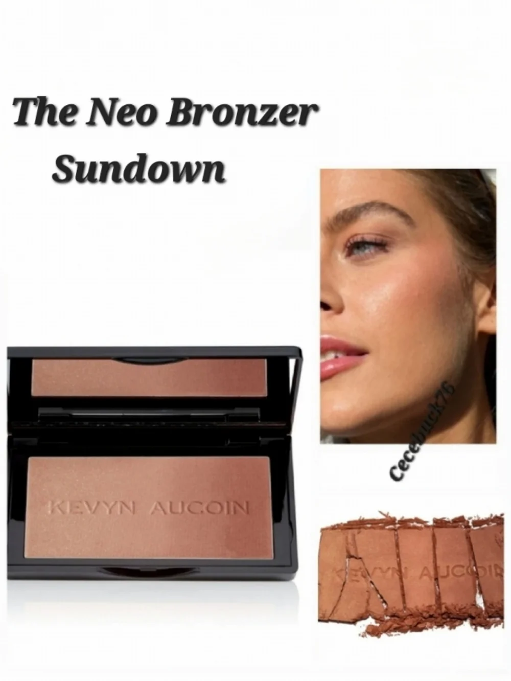 🌺Kevyn Aucoin Sundown Deep Neo Bronzer Blush Bronzer & Highliter Palette